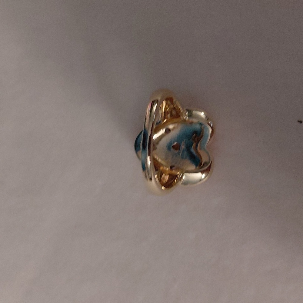 NWT Pink Heart Ring with Gold Accents Size 8 - Picture 5 of 6